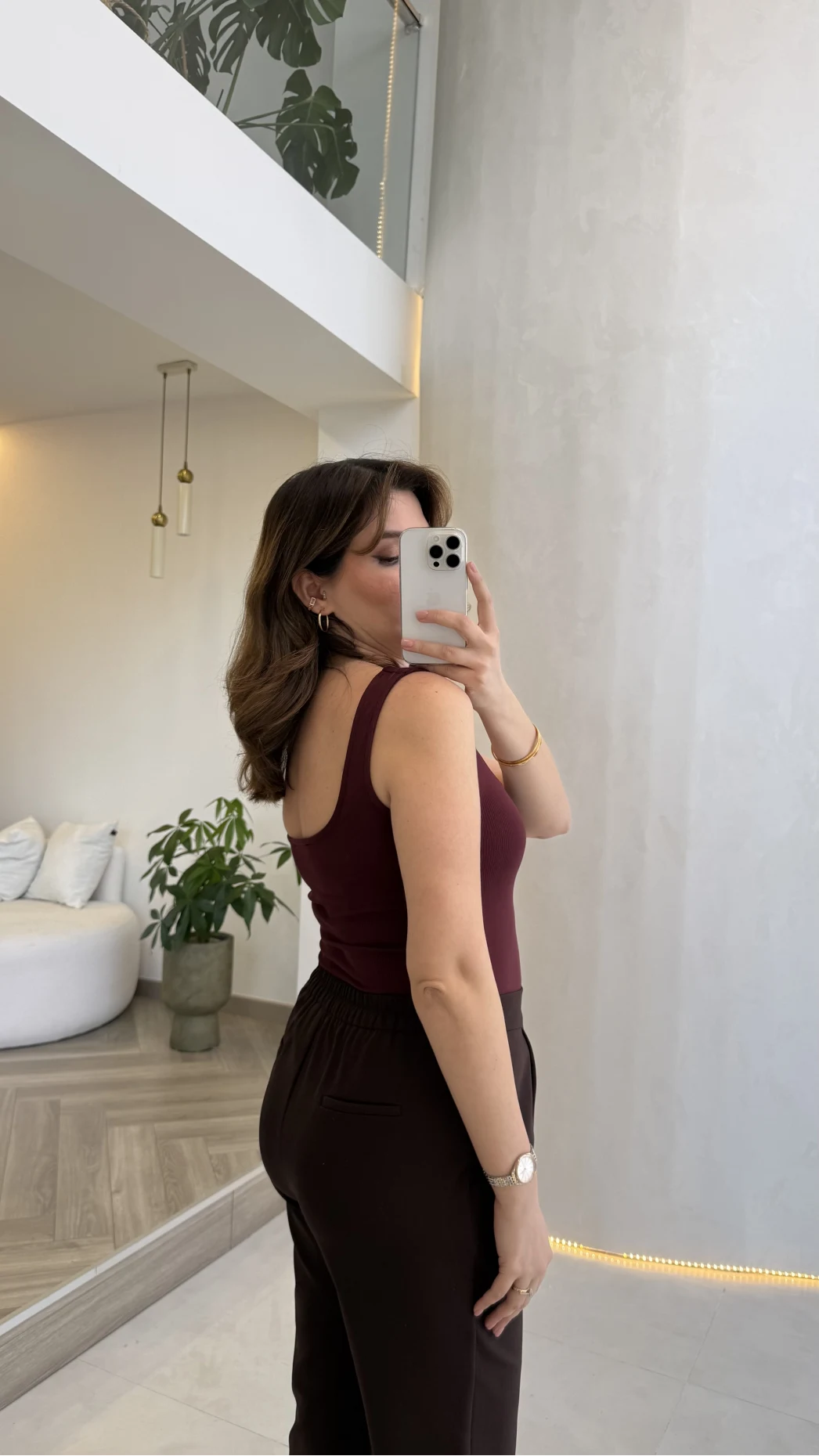 Dilvin Kalın Askılı Body - Bordo - Kod: 21057