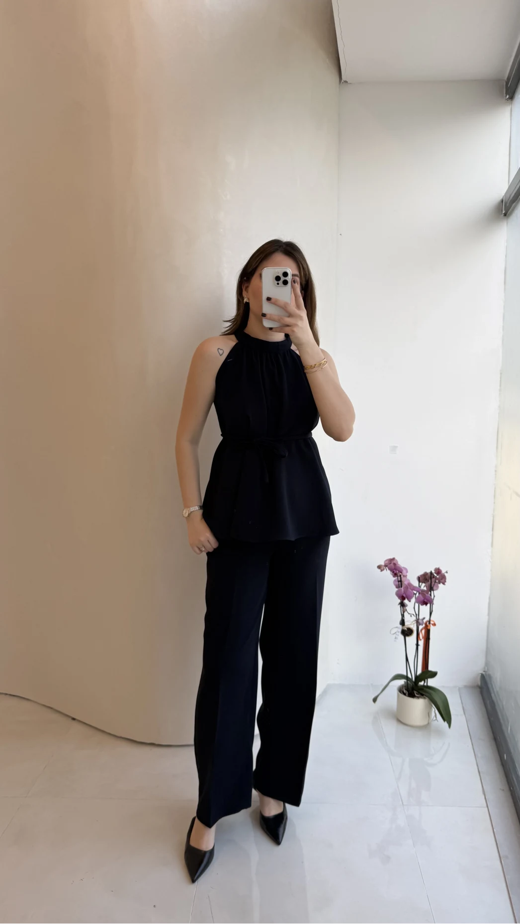 Fera Bağlama Detaylı Takım - Lacivert - Kod: 8920