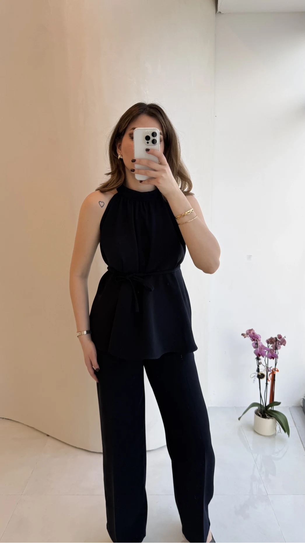 Fera Bağlama Detaylı Takım - Lacivert - Kod: 8920