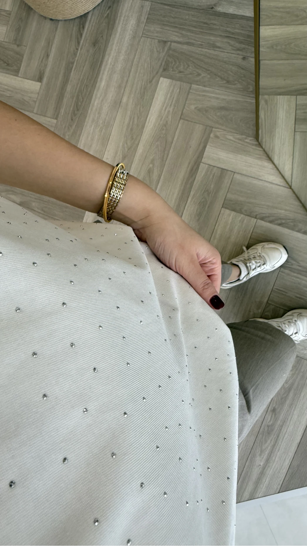 Sorrento Taşlı T-shirt - Ekru - Kod: 8491