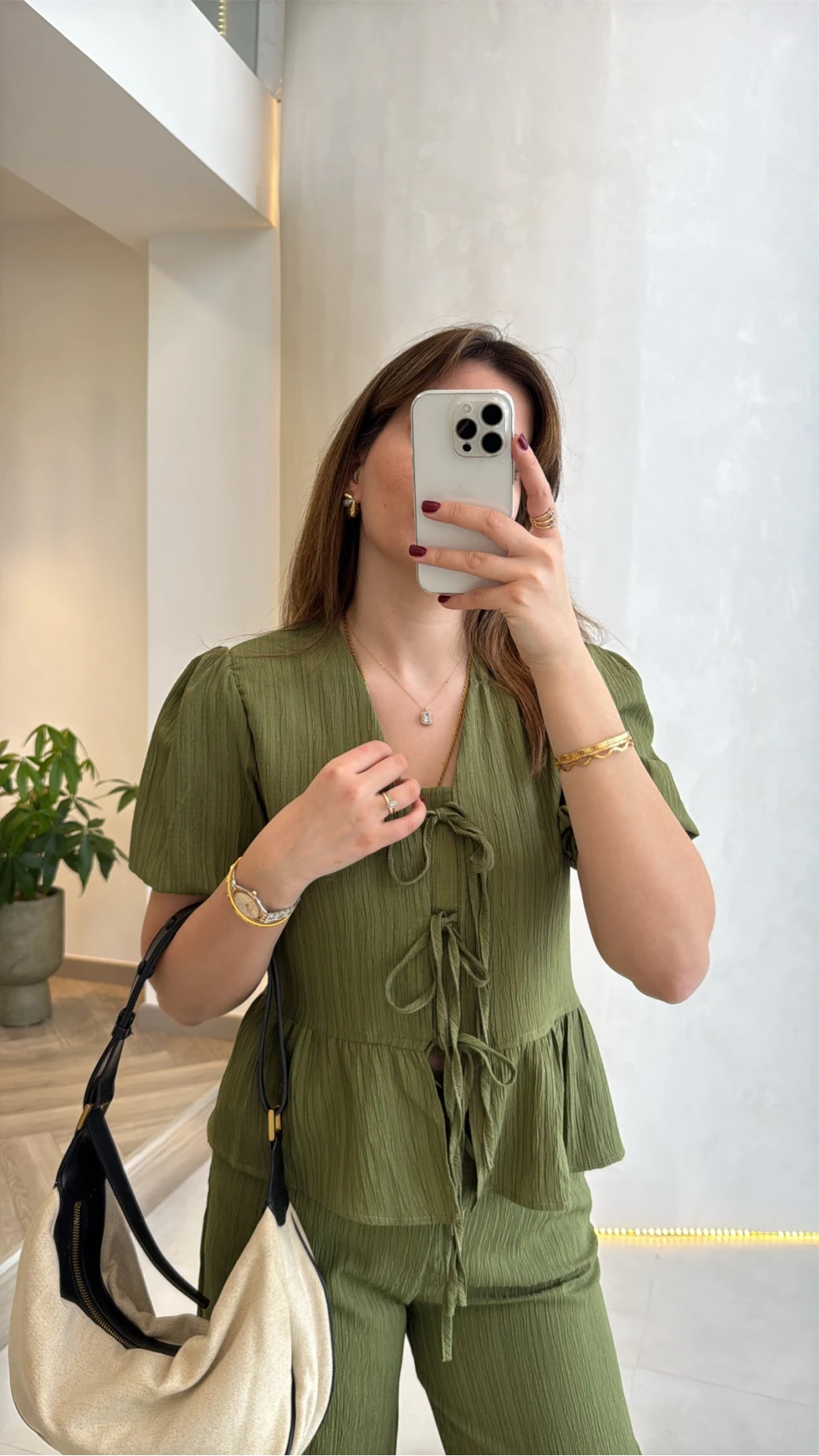 New Gofre Takım - Haki - Kod: 8015