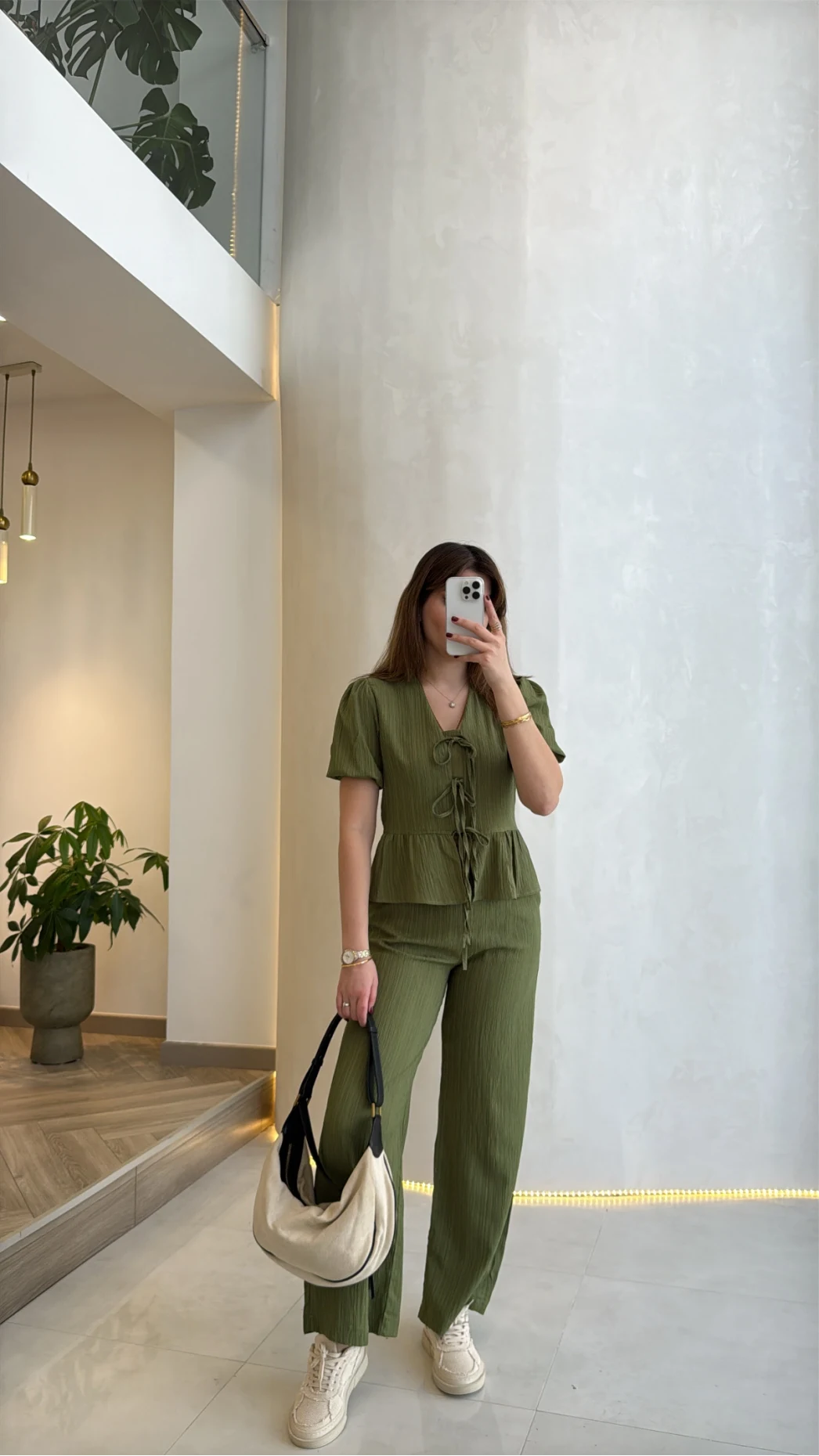 New Gofre Takım - Haki - Kod: 8015