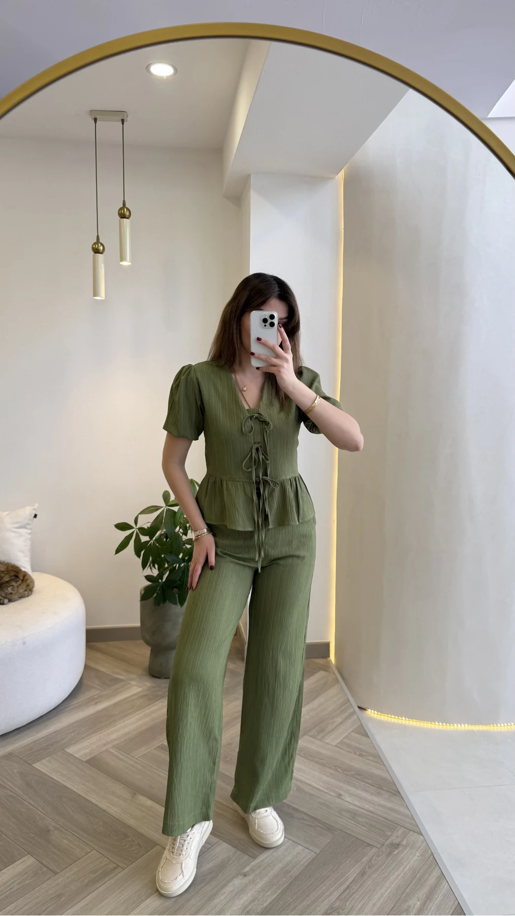 New Gofre Takım - Haki - Kod: 8015