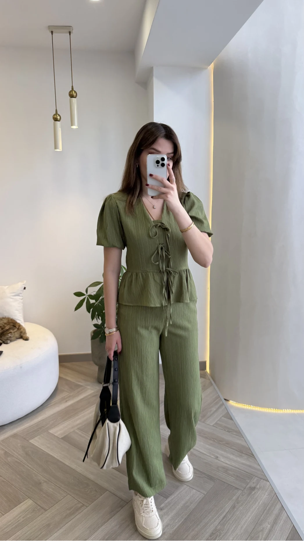 New Gofre Takım - Haki - Kod: 8015