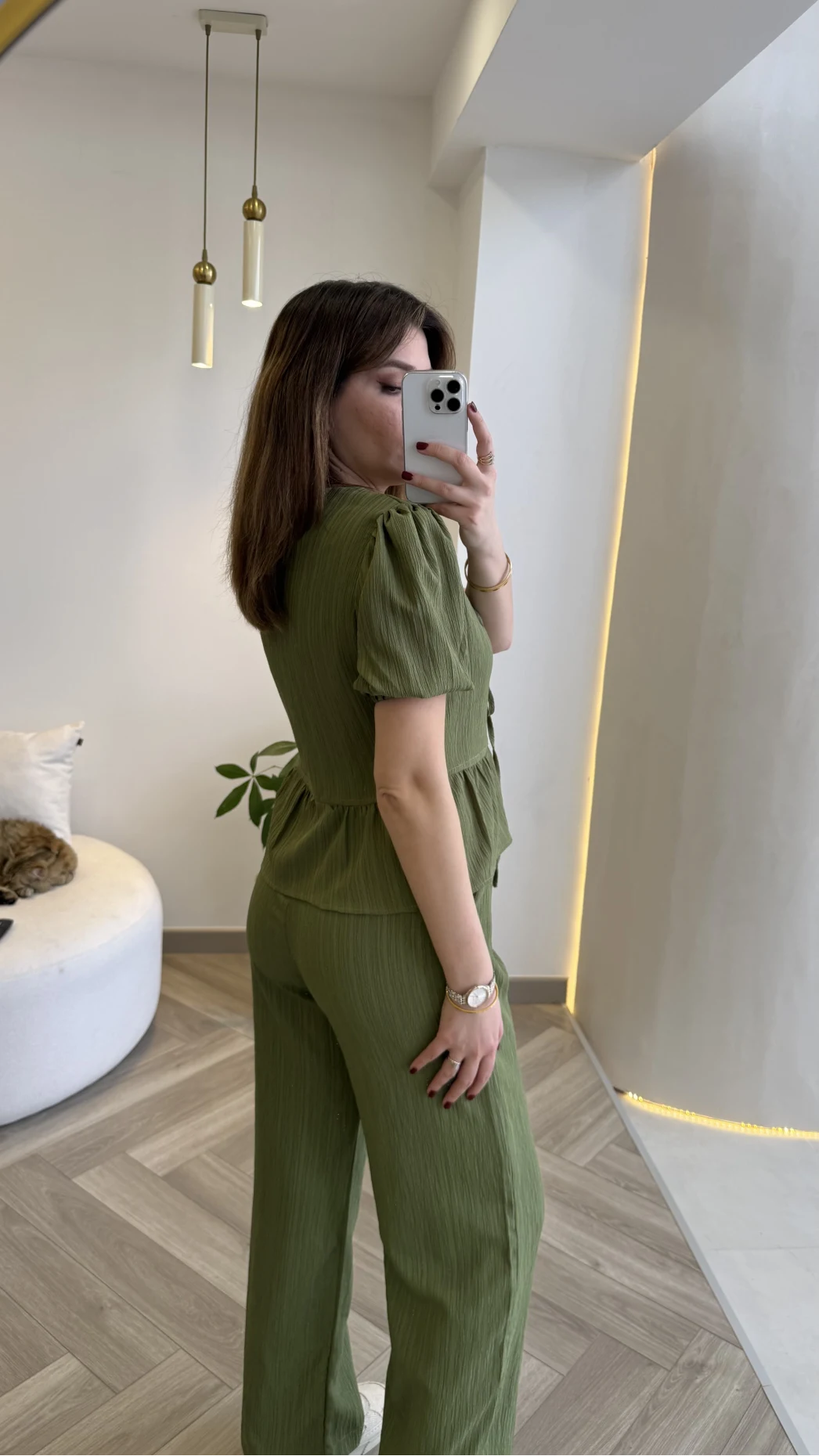 New Gofre Takım - Haki - Kod: 8015