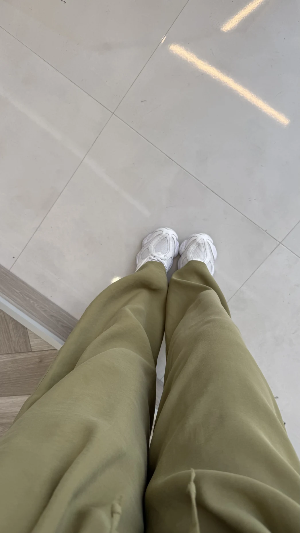 Menessa Bol Paça Beli Lastikli Pantolon - Çağla - Kod: 3720