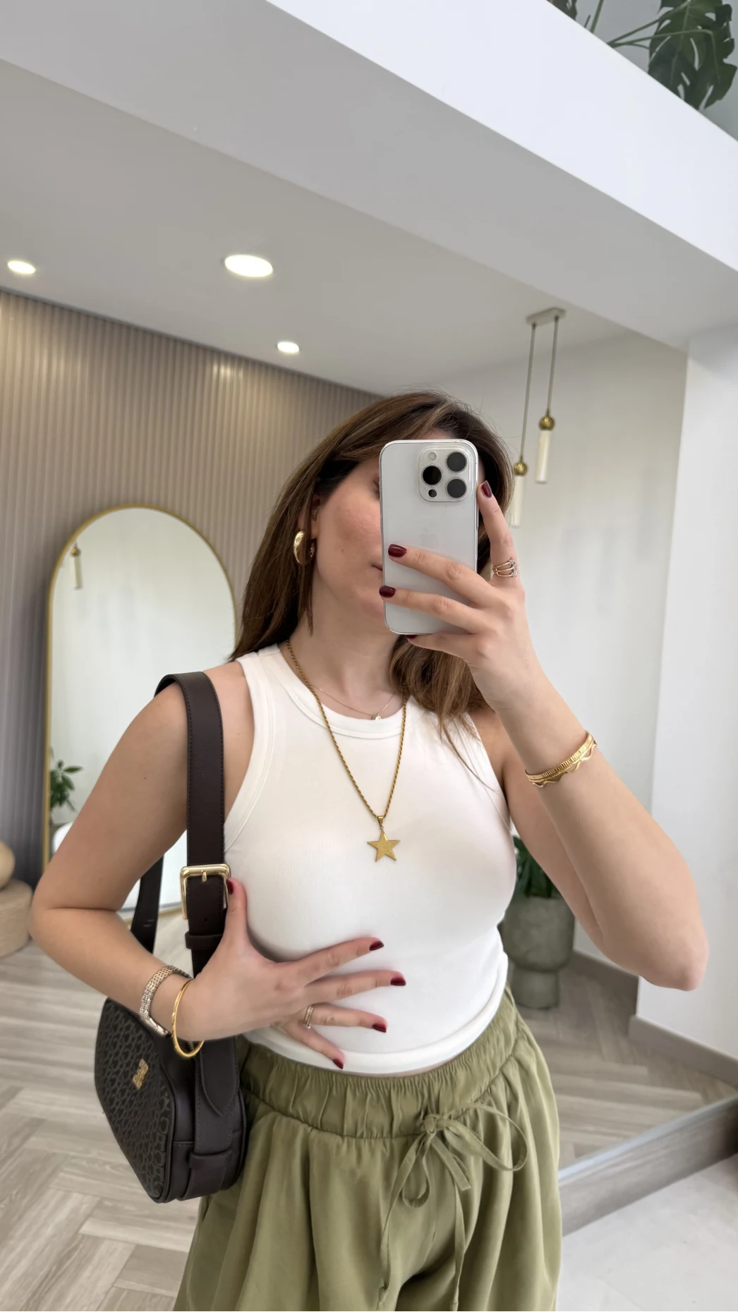 Halter Yaka Göğüs Pedli Crop Body - Ekru - Kod: 5044