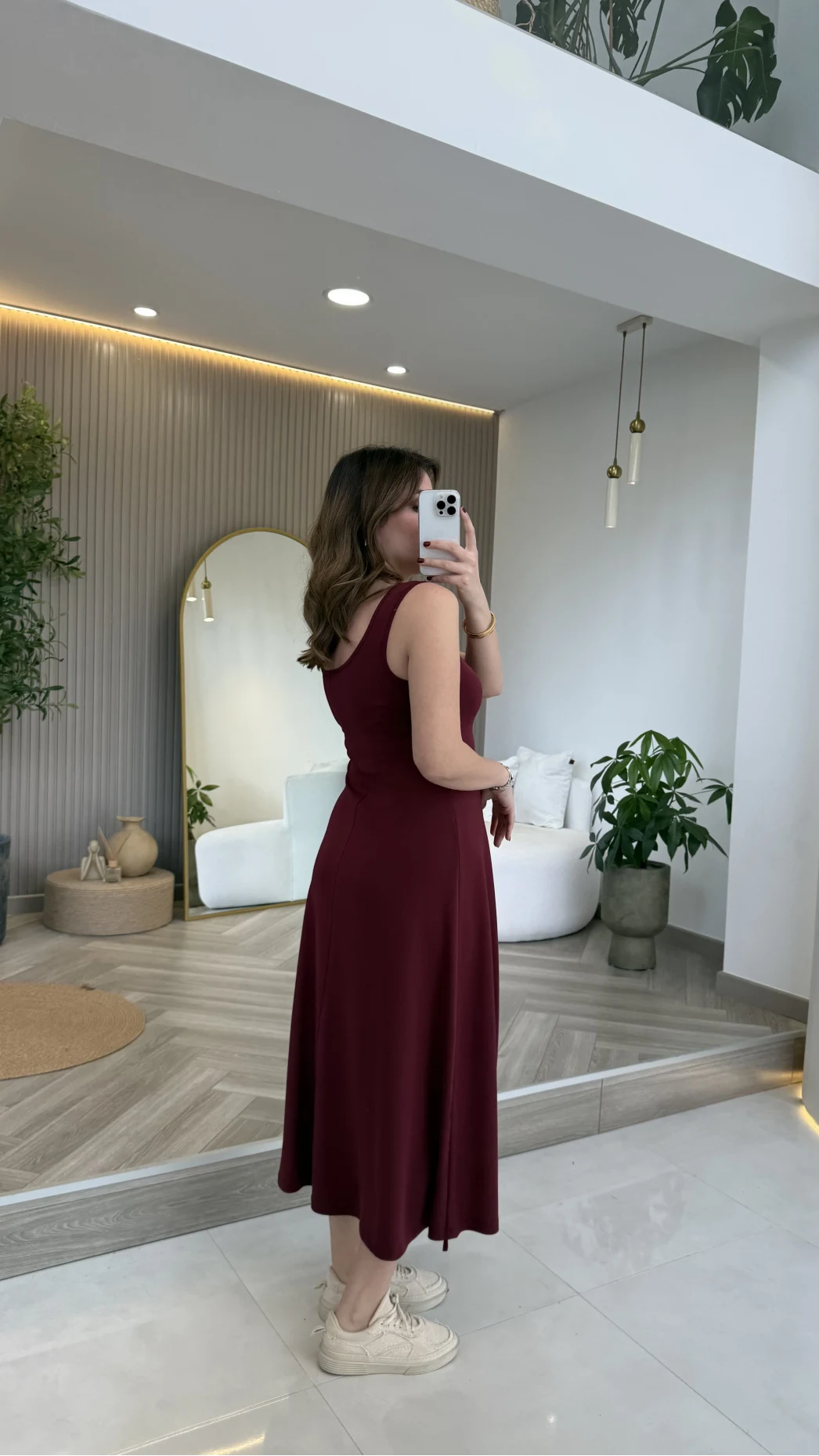 Ön Sipariş - 21 Nisan Kargolama Bluzlu İkili Takım Elbise - Bordo - Kod: 4064