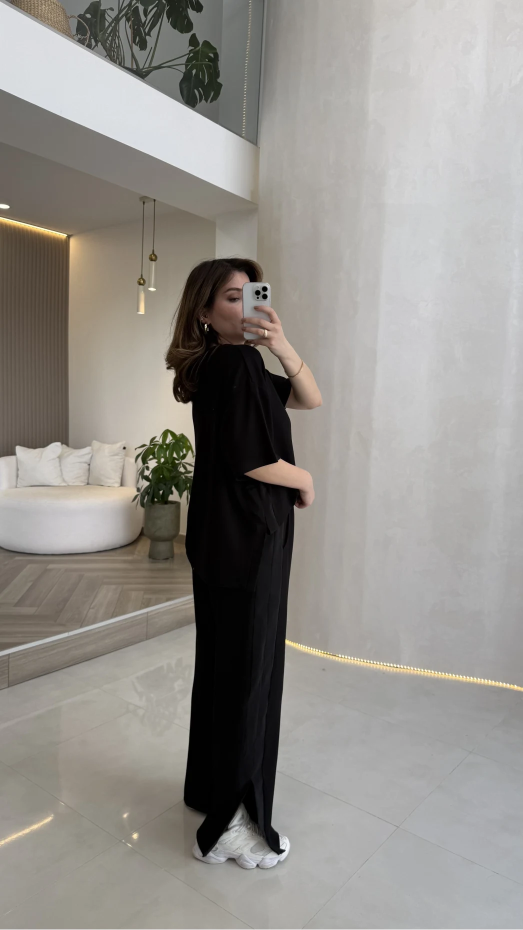 Castel Paraşüt Detaylı Yarım Kol Takım - Siyah - Kod: 4118