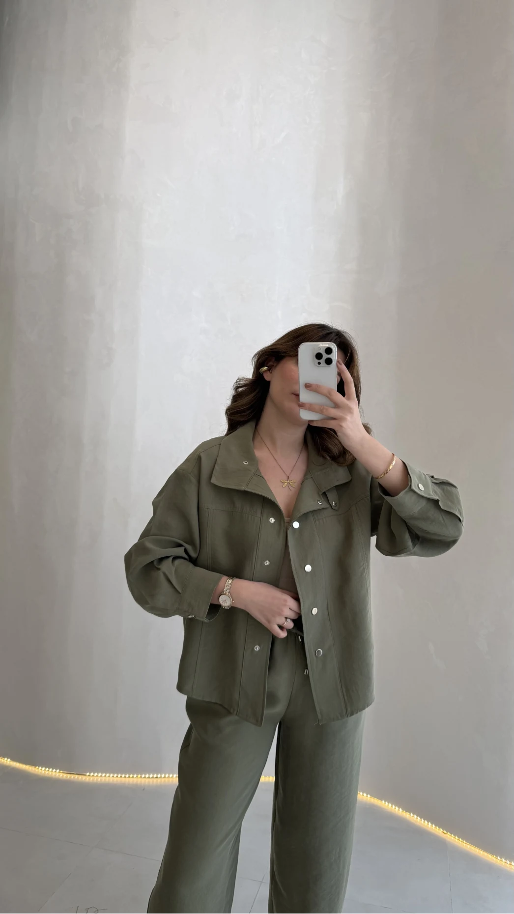 Dik Yaka Bomber Takım - Haki - Kod: 51324