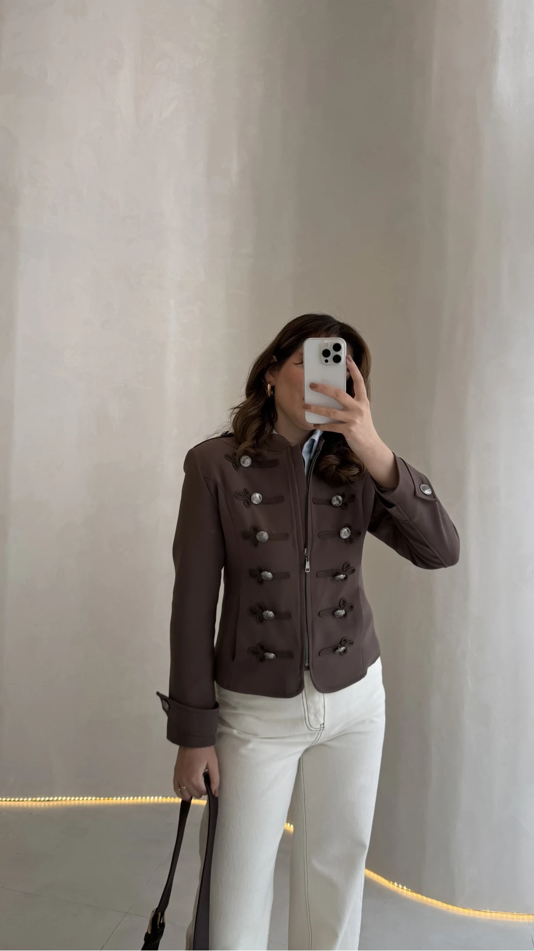 Napolyon Blazer Ceket - Kahve - Kod: 9729