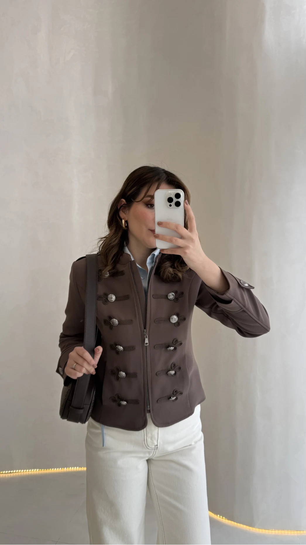 Napolyon Blazer Ceket - Kahve - Kod: 9729