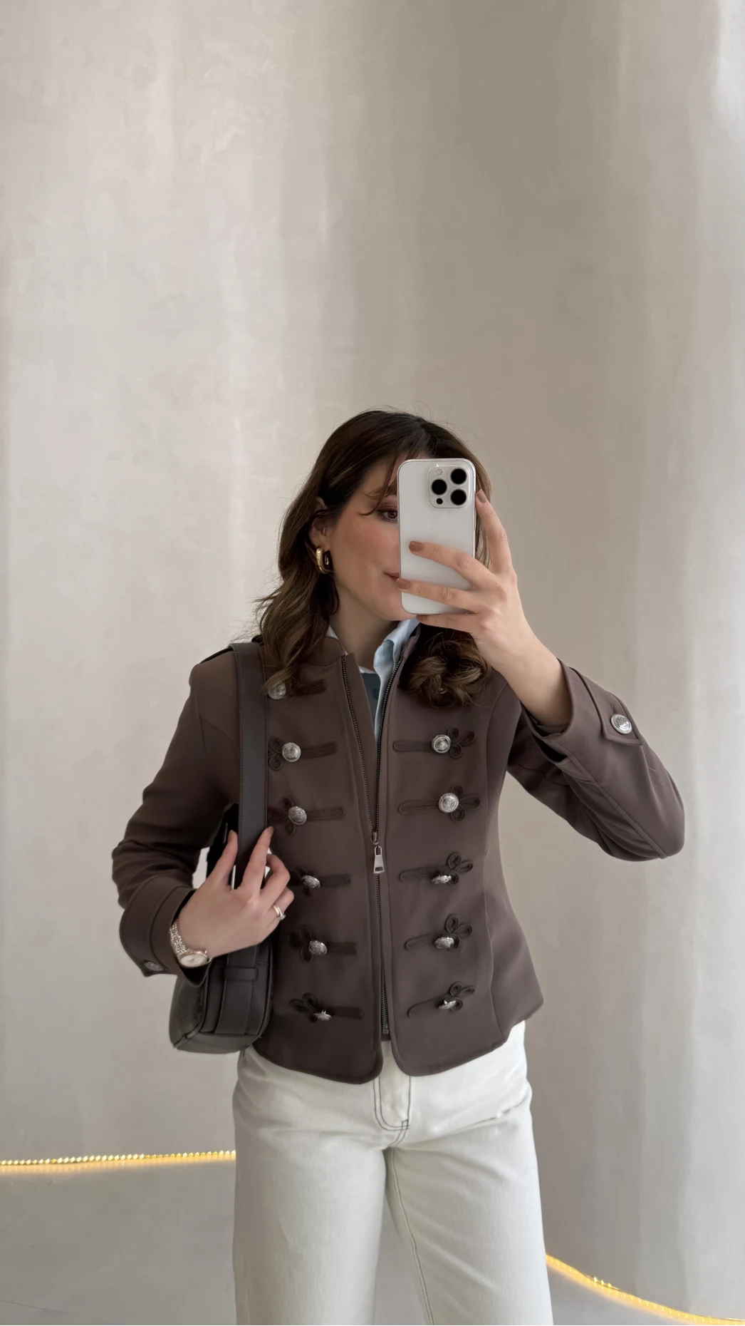 Napolyon Blazer Ceket - Kahve - Kod: 9729