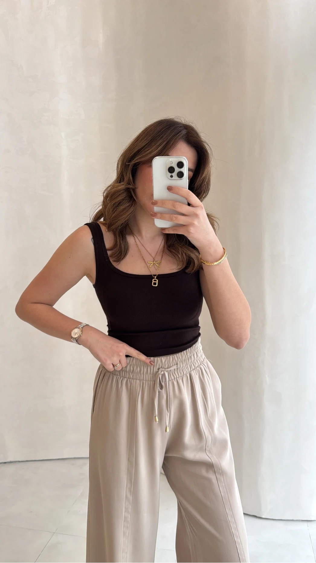 Göğüs Pedli Crop - Acı Kahve