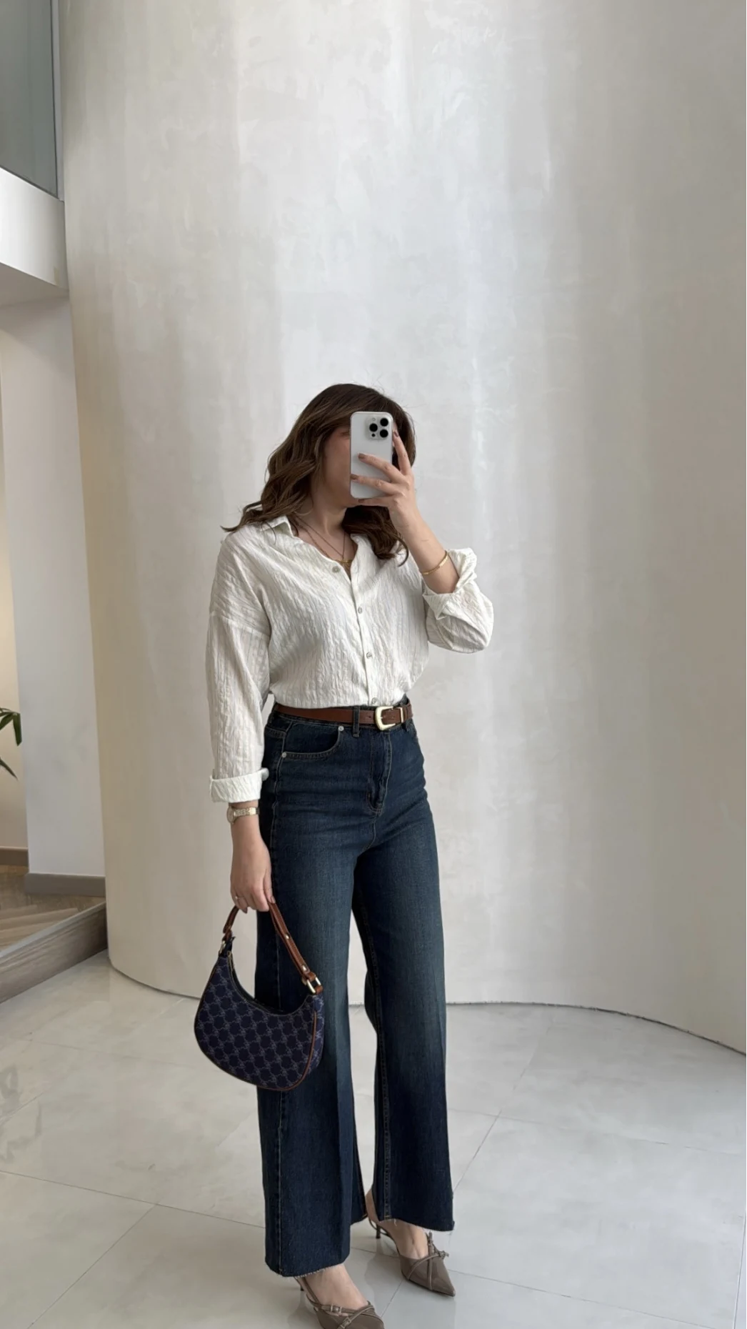 Ultra Yüksek Bel Kemerli Likralı Denim Jean Pantolon - Old - Kod: 1817