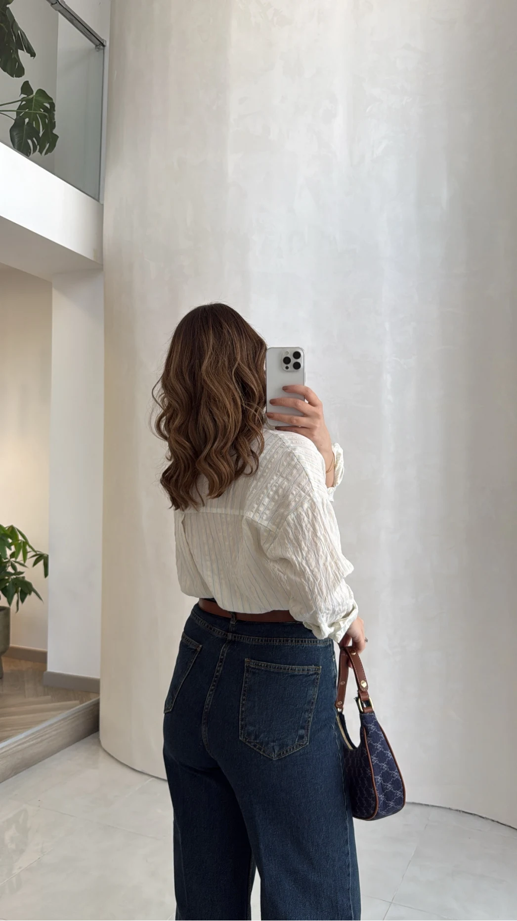 Ultra Yüksek Bel Kemerli Likralı Denim Jean Pantolon - Old - Kod: 1817