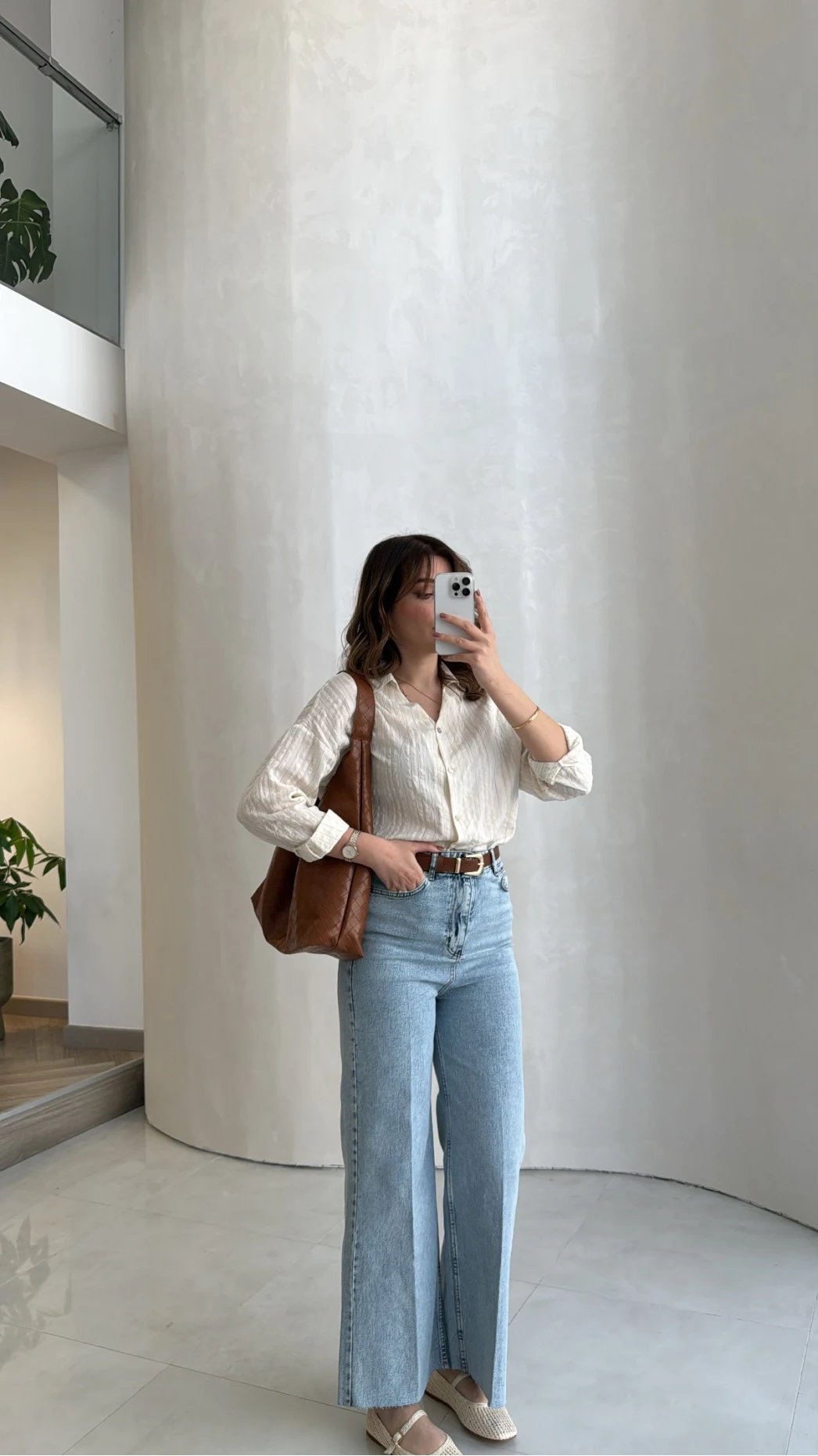 Ultra Yüksek Bel Kemerli Likralı Denim Jean Pantolon - Buz Mavisi - Kod: 1818