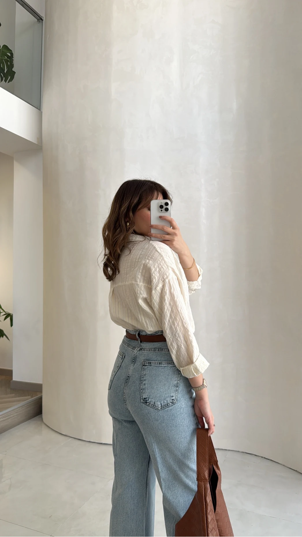 Ultra Yüksek Bel Kemerli Likralı Denim Jean Pantolon - Buz Mavisi - Kod: 1818