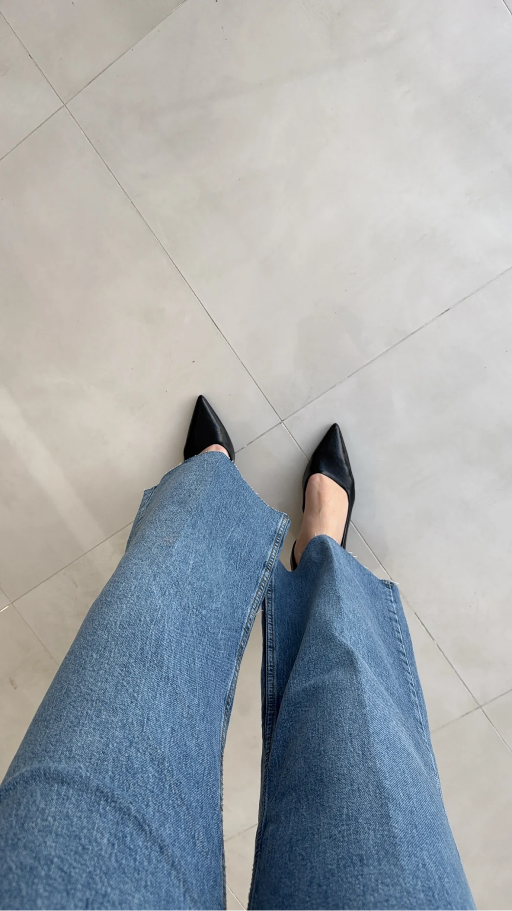 Ultra Yüksek Bel Kemerli Likralı Denim Jean Pantolon - Mavi - Kod: 1832