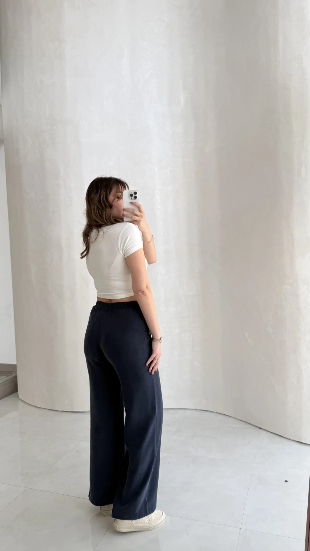 Lorenzo Beli Lastikli Modal Pantolon - Lacivert - Kod: 4044