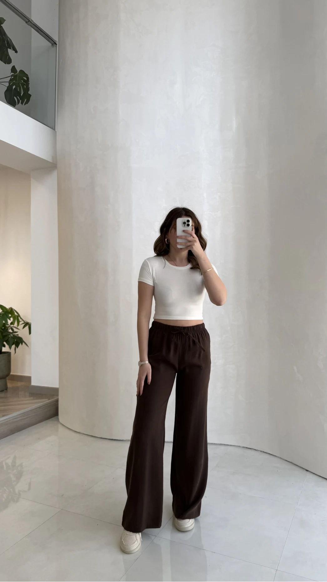 Lorenzo Beli Lastikli Modal Pantolon - Kahverengi - Kod: 4044