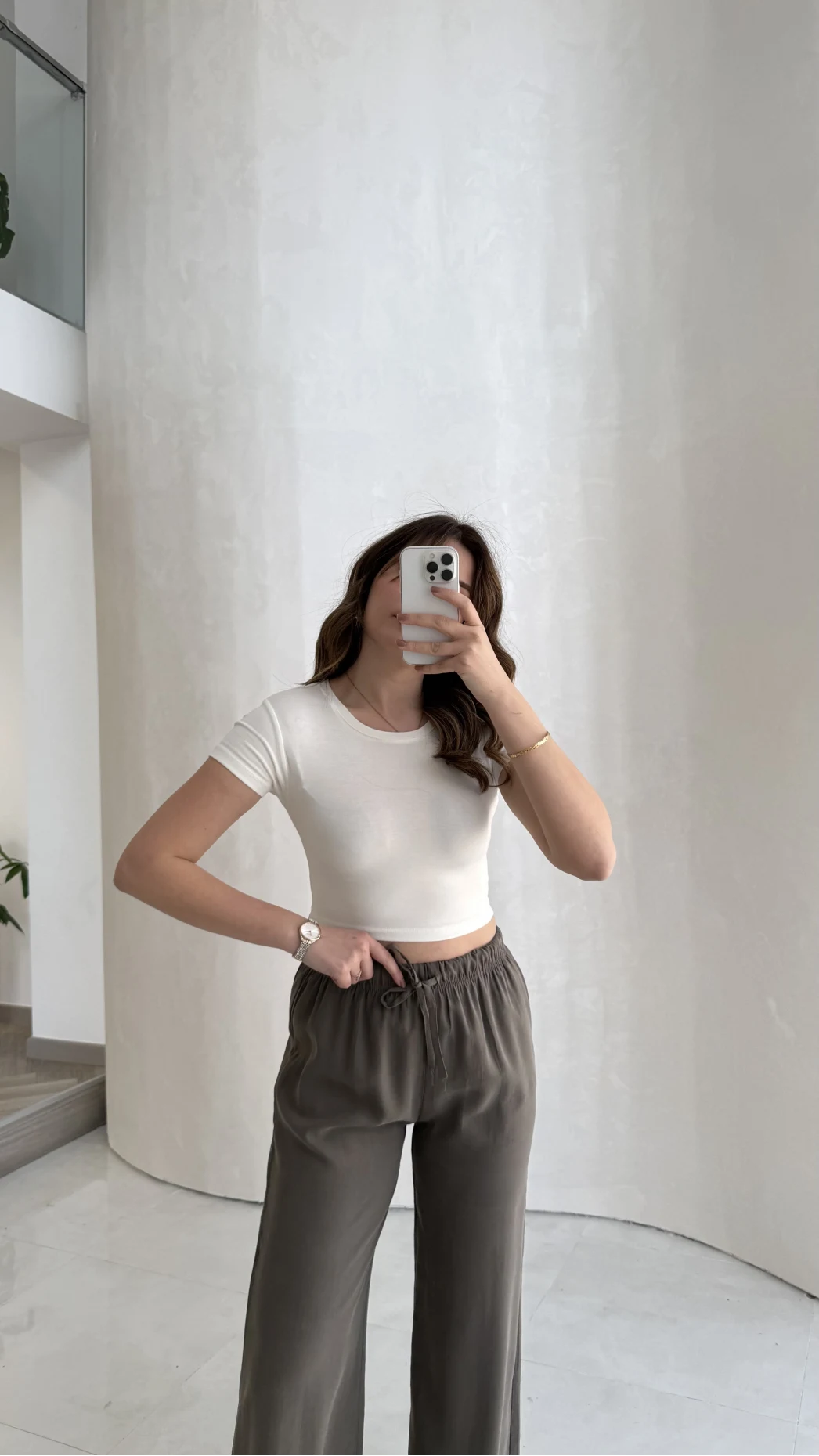 Lorenzo Beli Lastikli Modal Pantolon - Haki - Kod: 4044