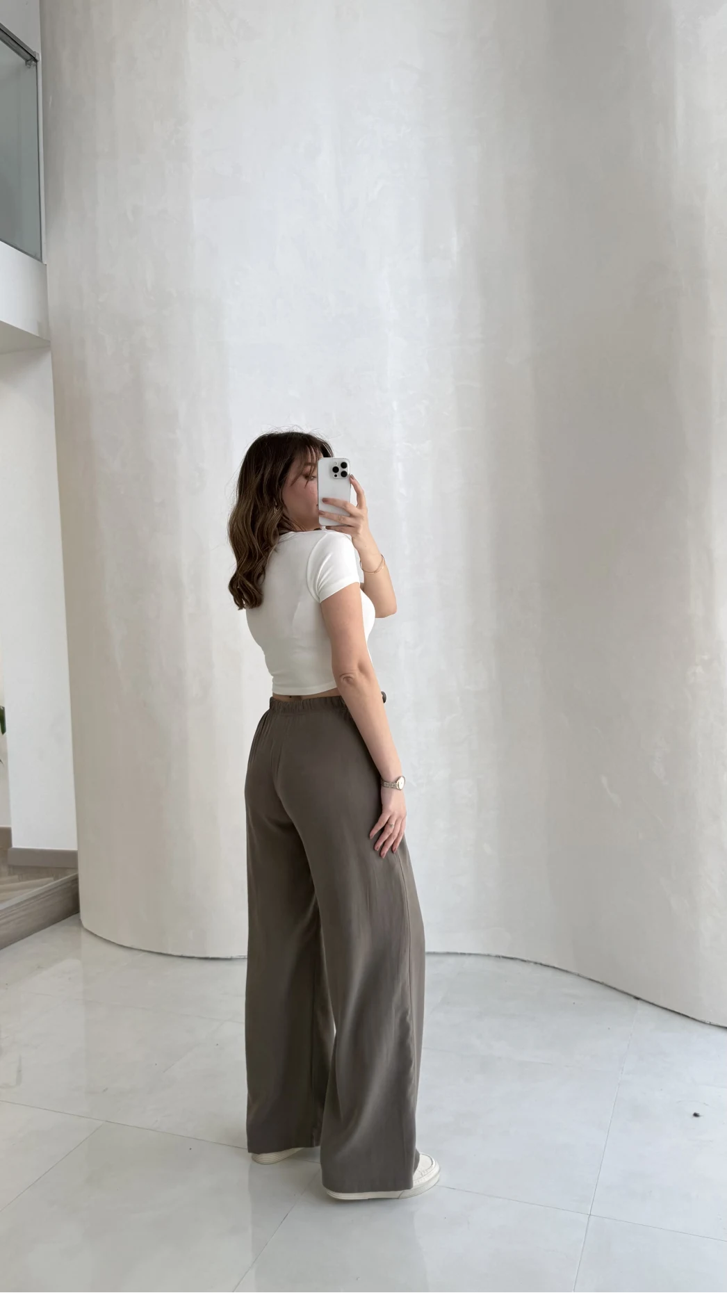 Lorenzo Beli Lastikli Modal Pantolon - Haki - Kod: 4044