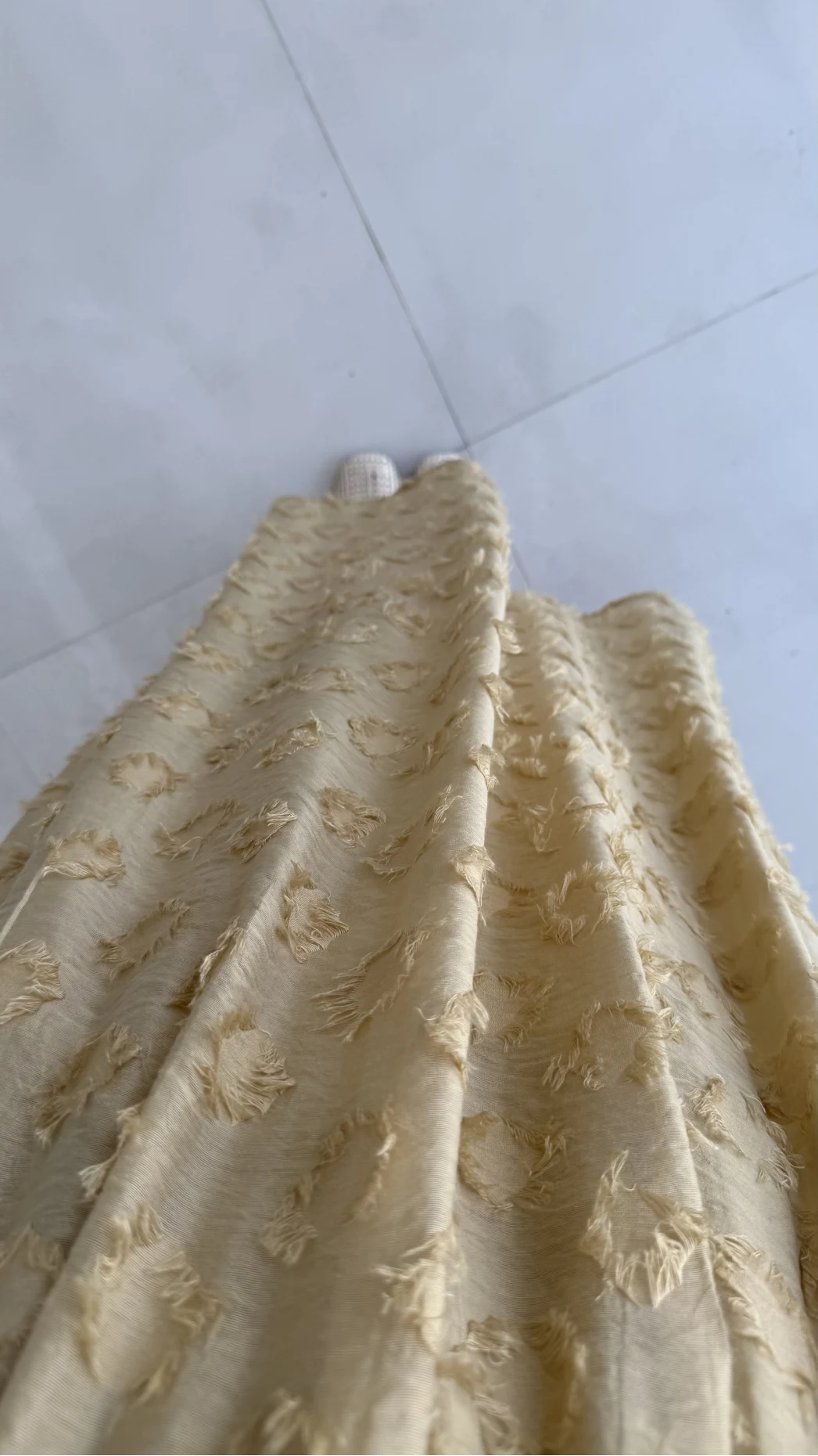 Püsküllü Beli Lastikli Etek - Yeşil - Kod: 5062