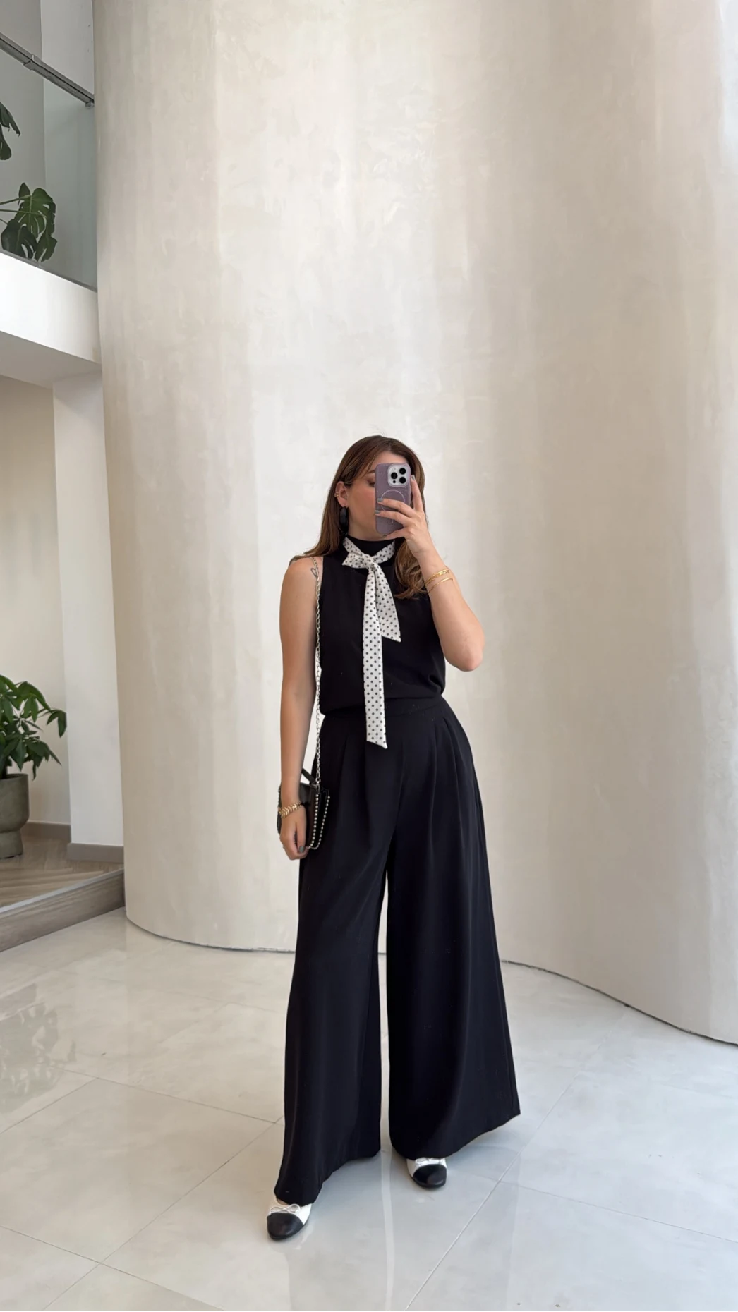 Amanda Fular Bağlamalı Takım - Siyah - Kod: 9163