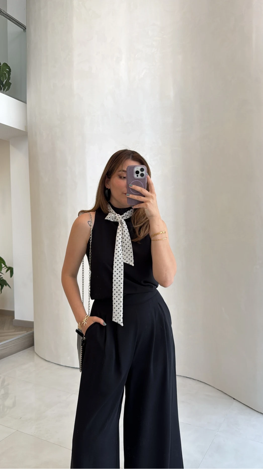 Amanda Fular Bağlamalı Takım - Siyah - Kod: 9163