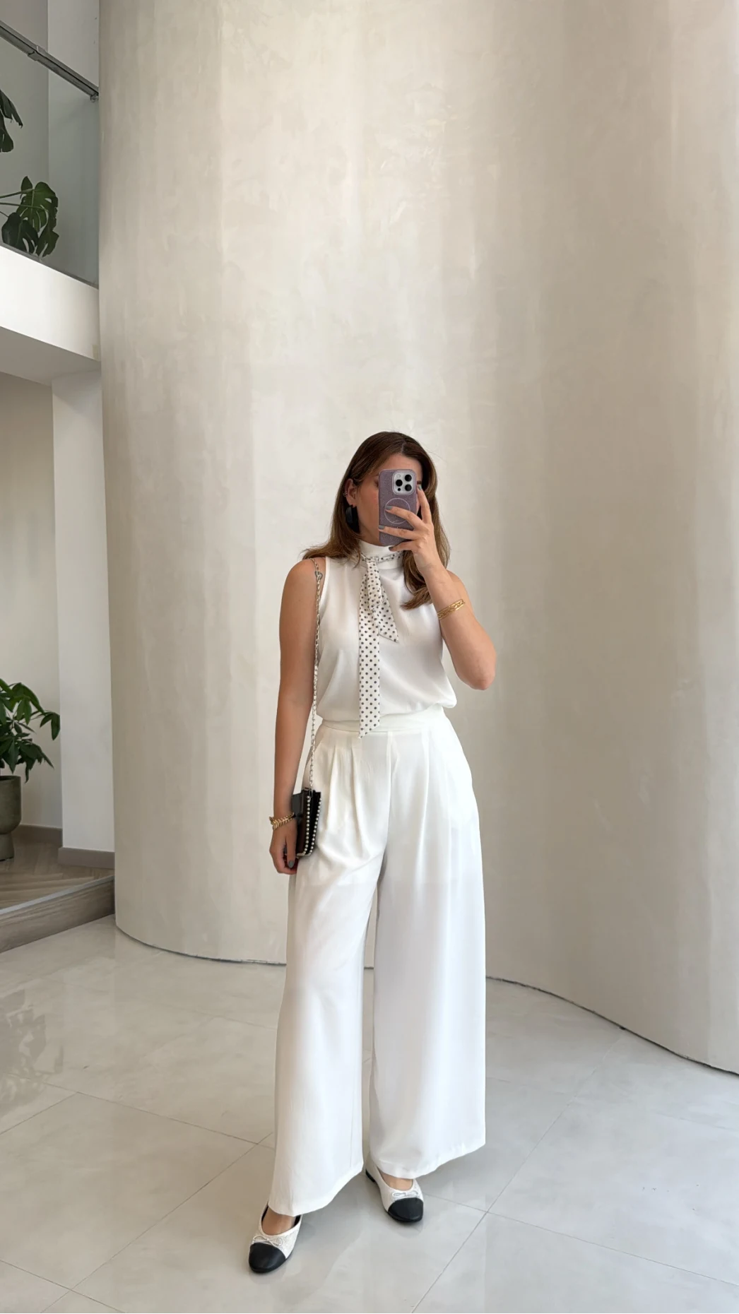 Amanda Fular Bağlamalı Takım - Beyaz - Kod: 9163