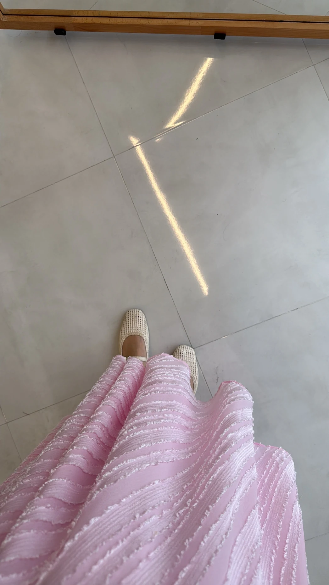 V Yaka Püskül Detay Elbise - Pembe - Kod: 3100