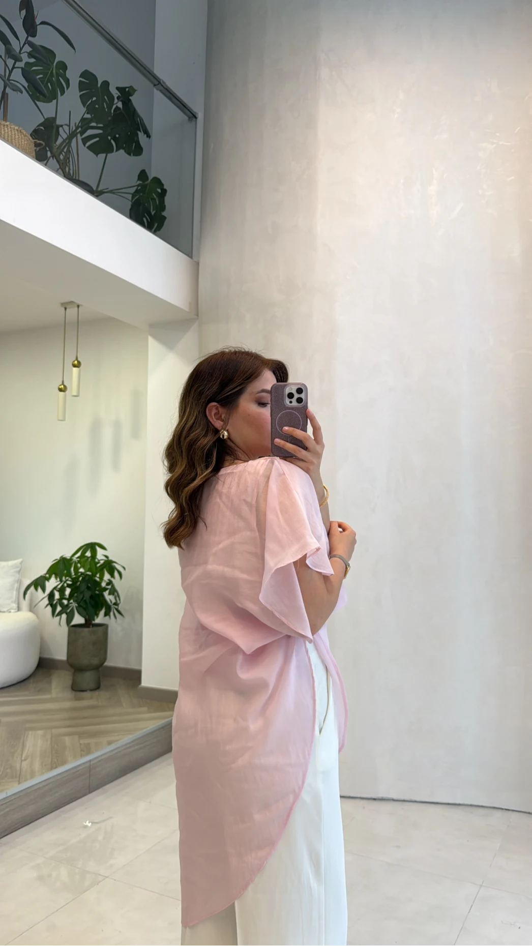 Pelerin Gömlek - Pembe - Kod: 3272