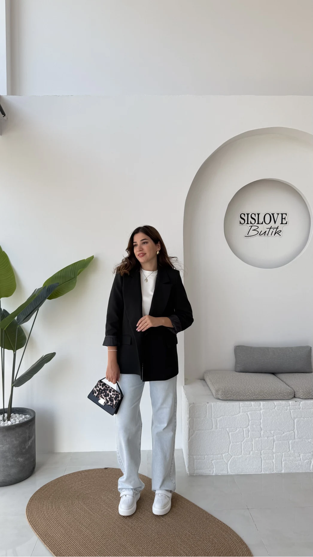 Addison Çizgi Detay Blazer Ceket - Siyah - Kod: 7560