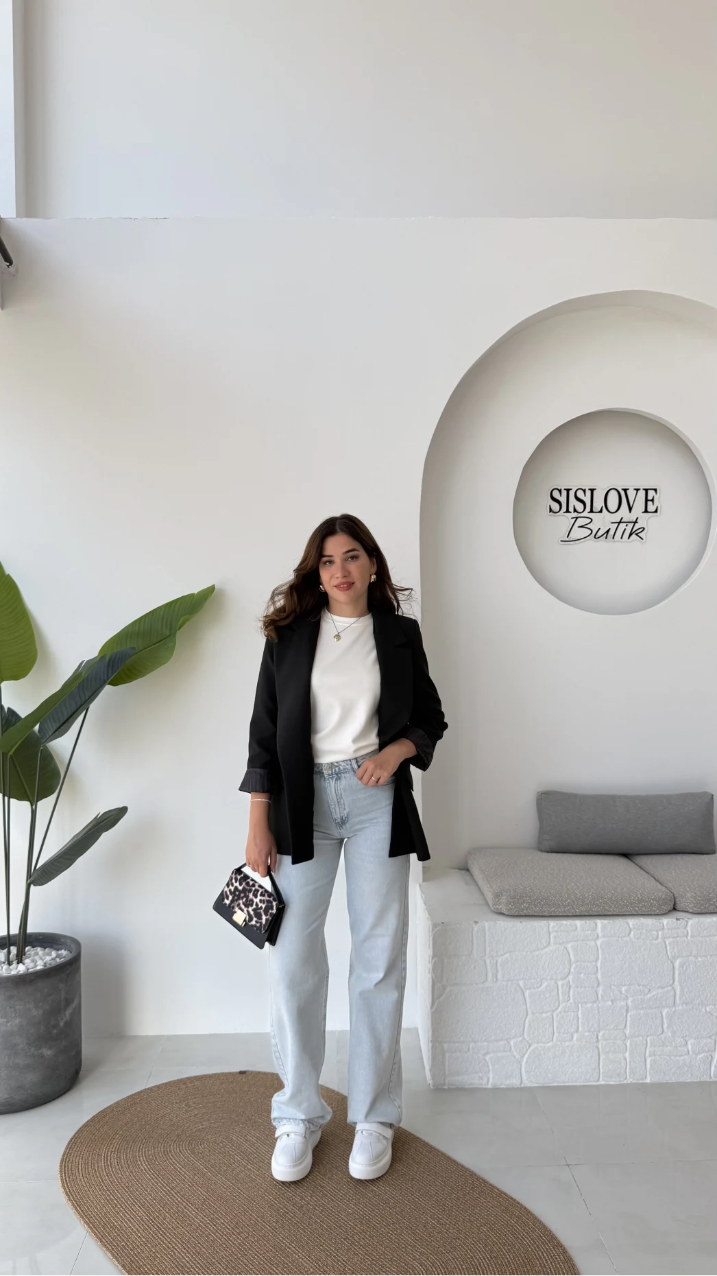 Addison Çizgi Detay Blazer Ceket - Siyah - Kod: 7560