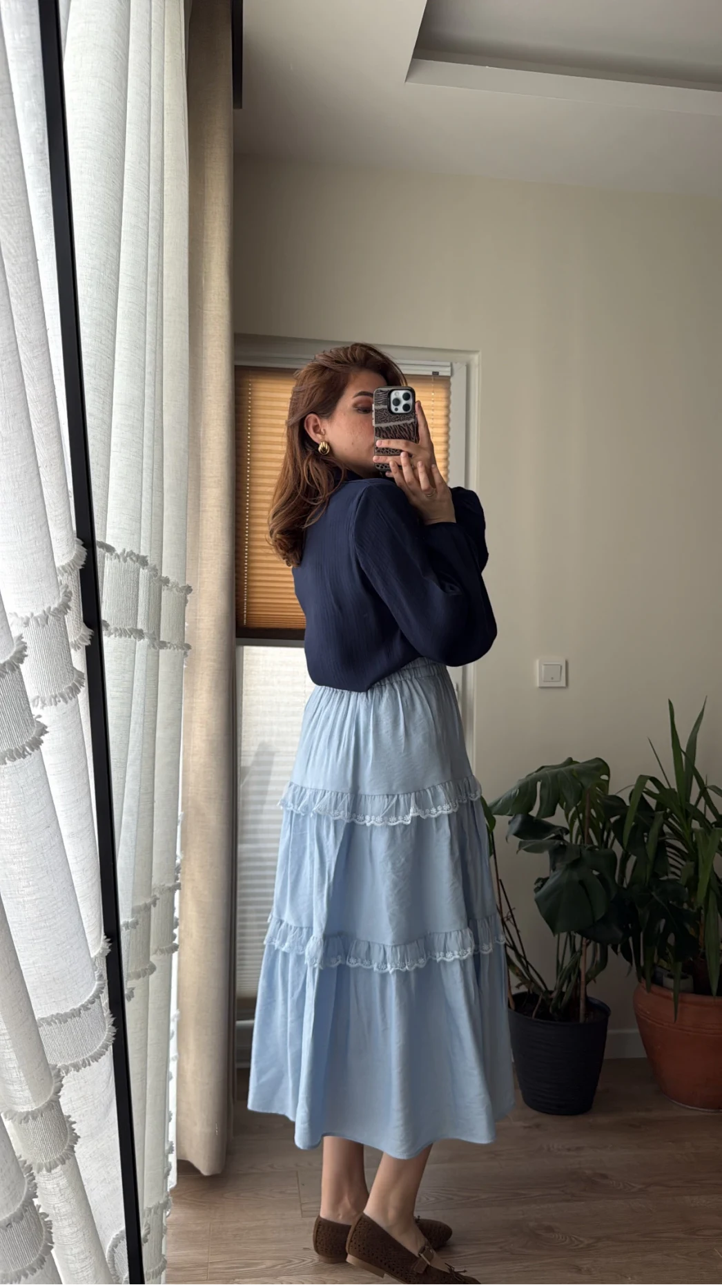 After Dantel Etek - Bebe Mavisi - 5012