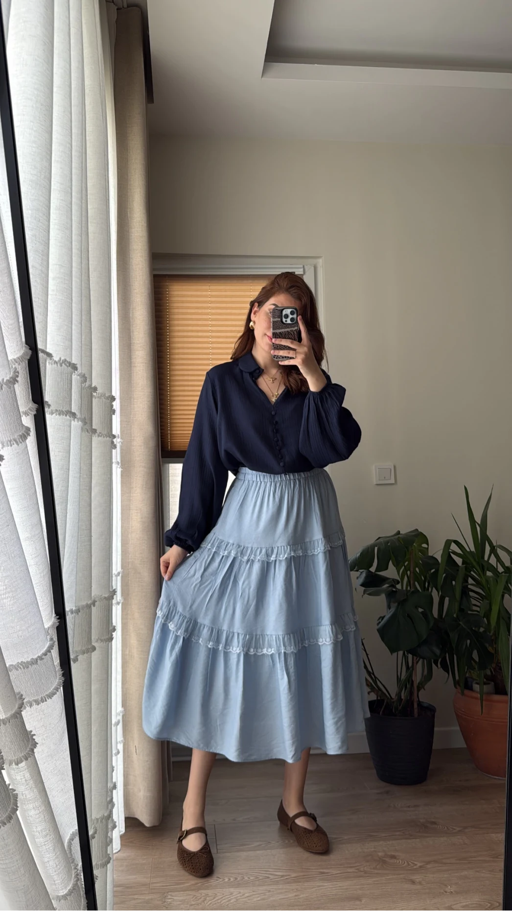 After Dantel Etek - Bebe Mavisi - 5012