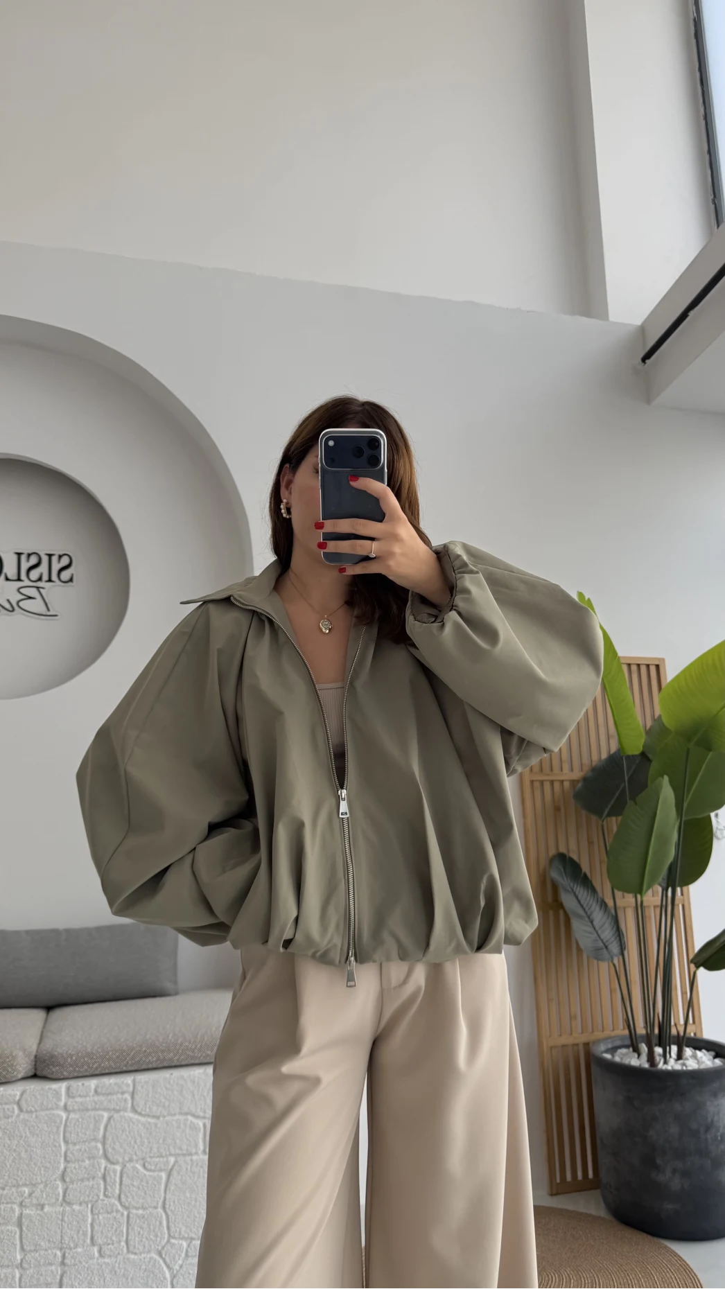 Amsterdam Bomber Ceket - Haki - Kod: 508246