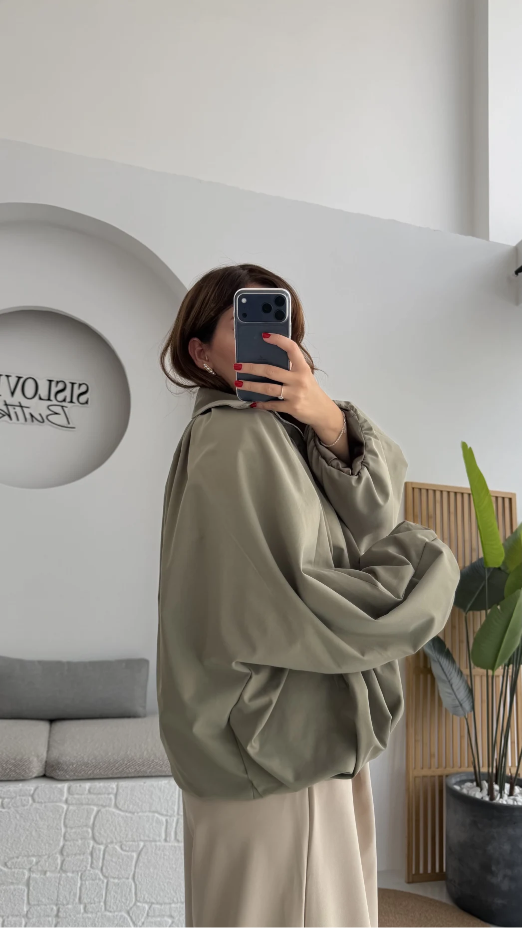 Amsterdam Bomber Ceket - Haki - Kod: 508246