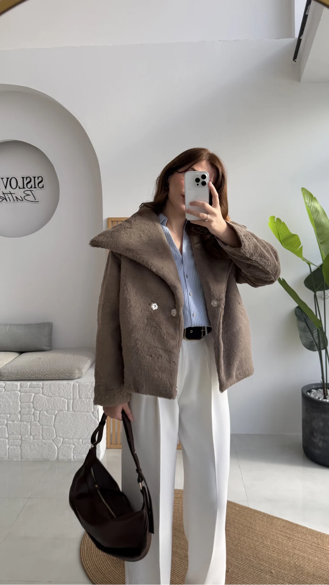 Asia Kürk Mont - Vizon - Kod: 9623