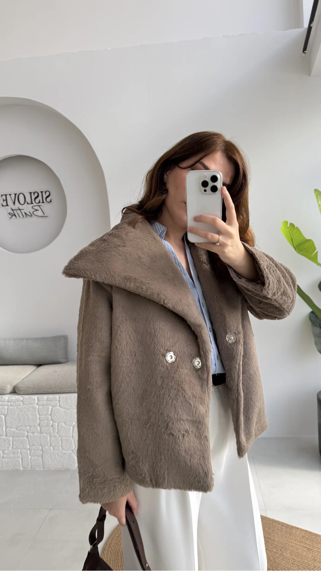 Asia Kürk Mont - Vizon - Kod: 9623