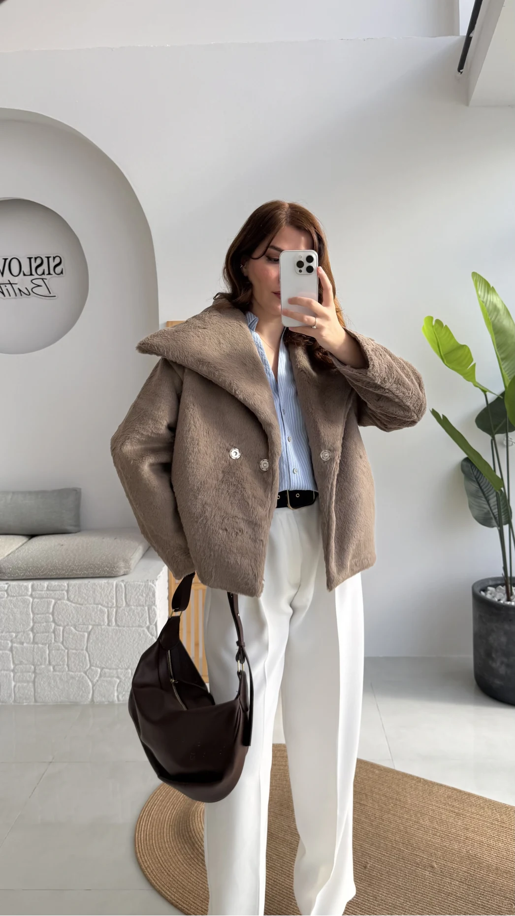 Asia Kürk Mont - Vizon - Kod: 9623