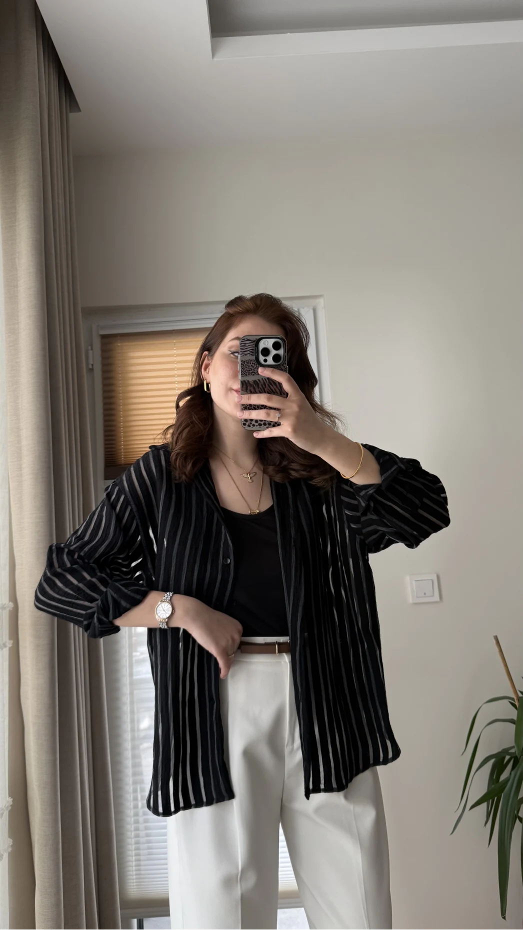 Askılı Gömlek Siyah