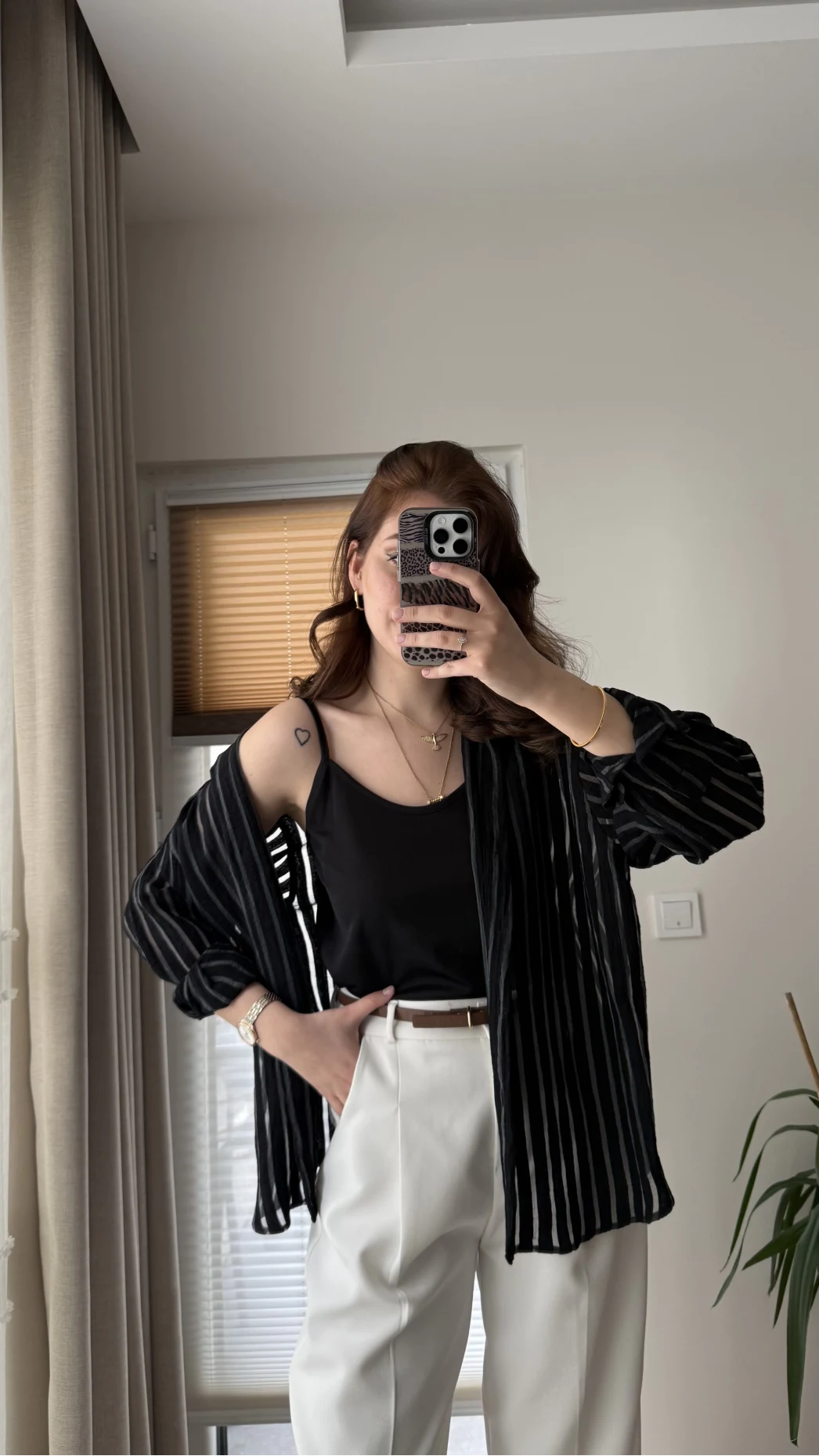 Askılı Gömlek Siyah