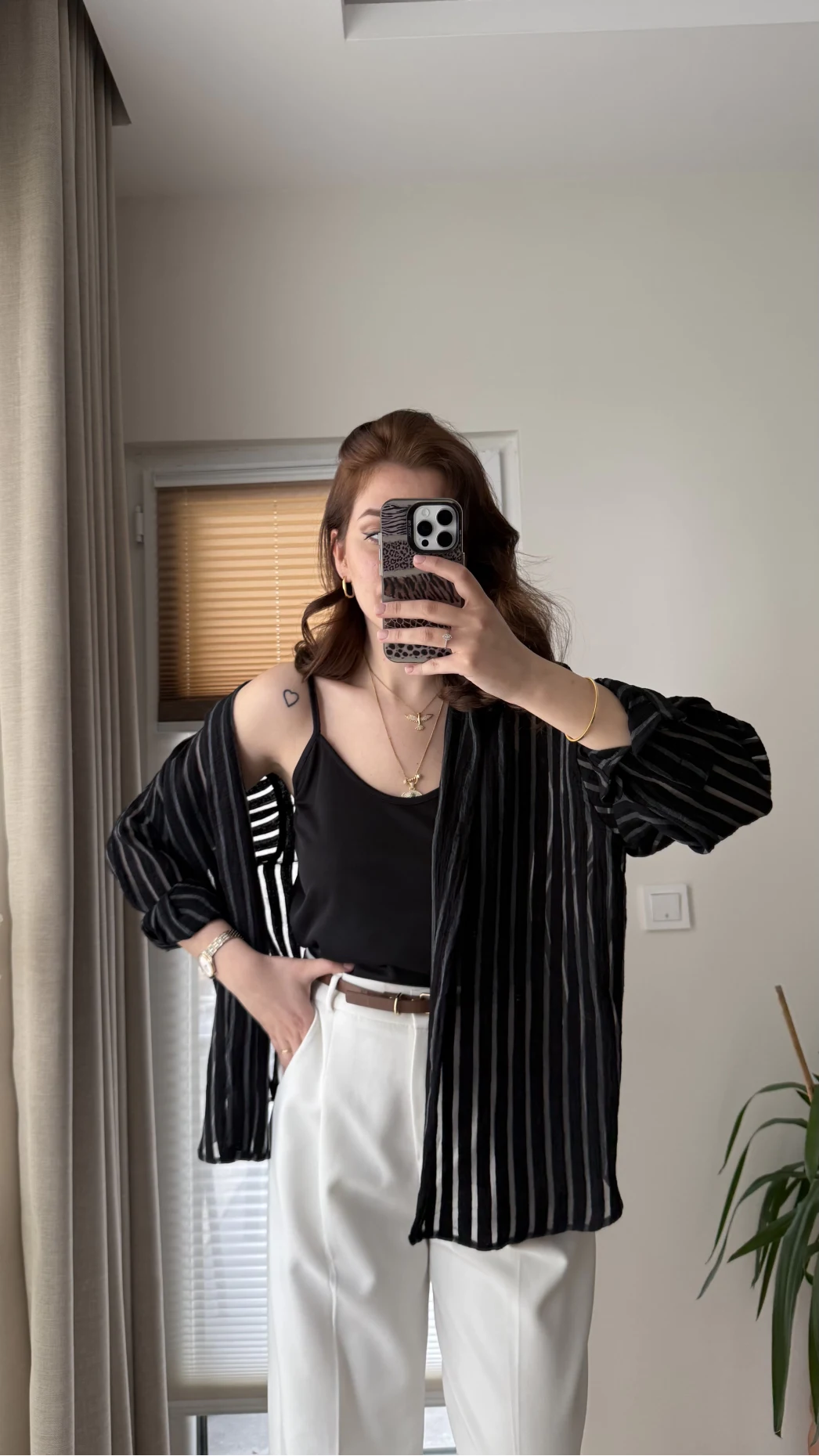 Askılı Gömlek Siyah