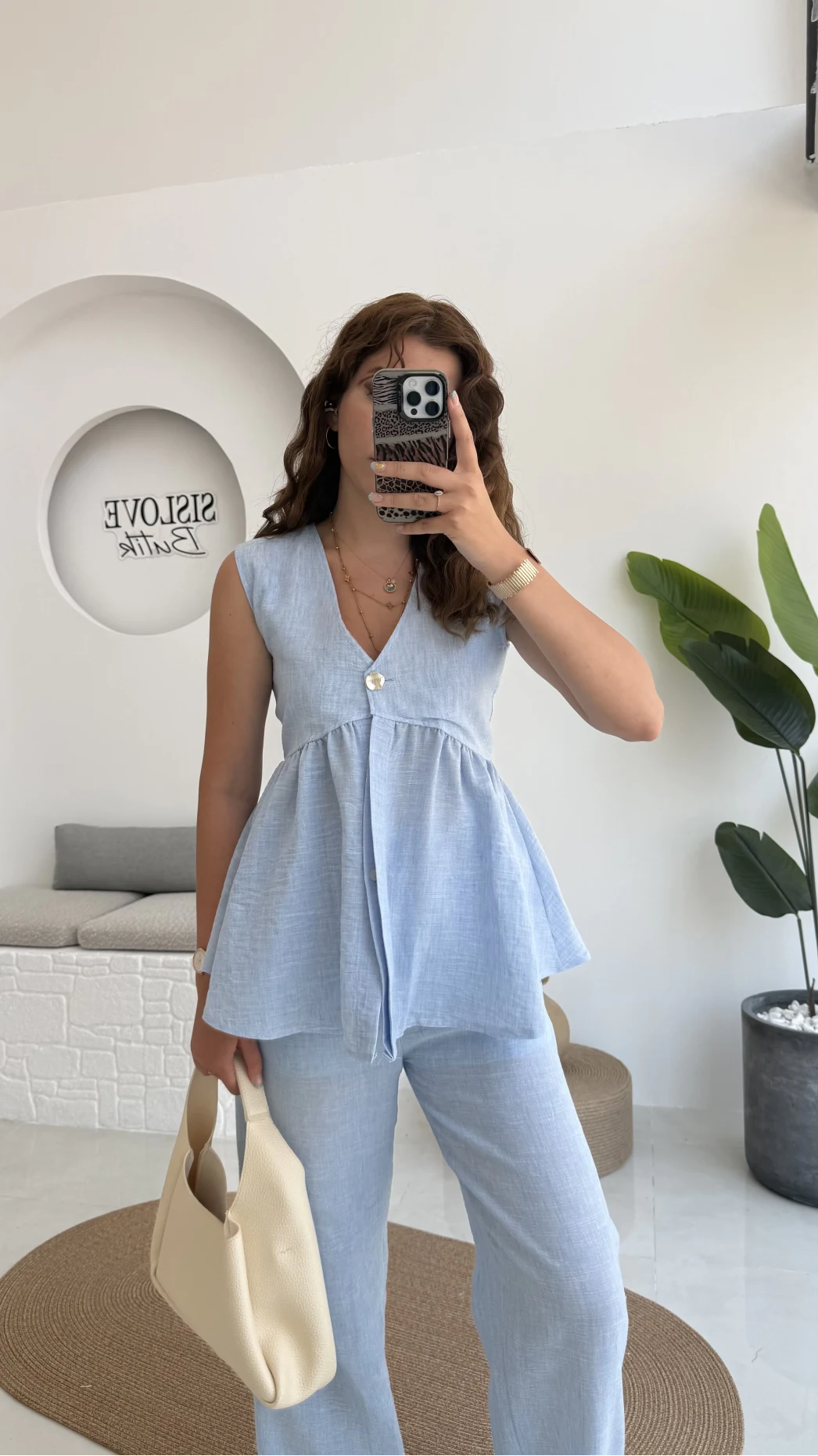 Baby Miss Keten Takım Mavi