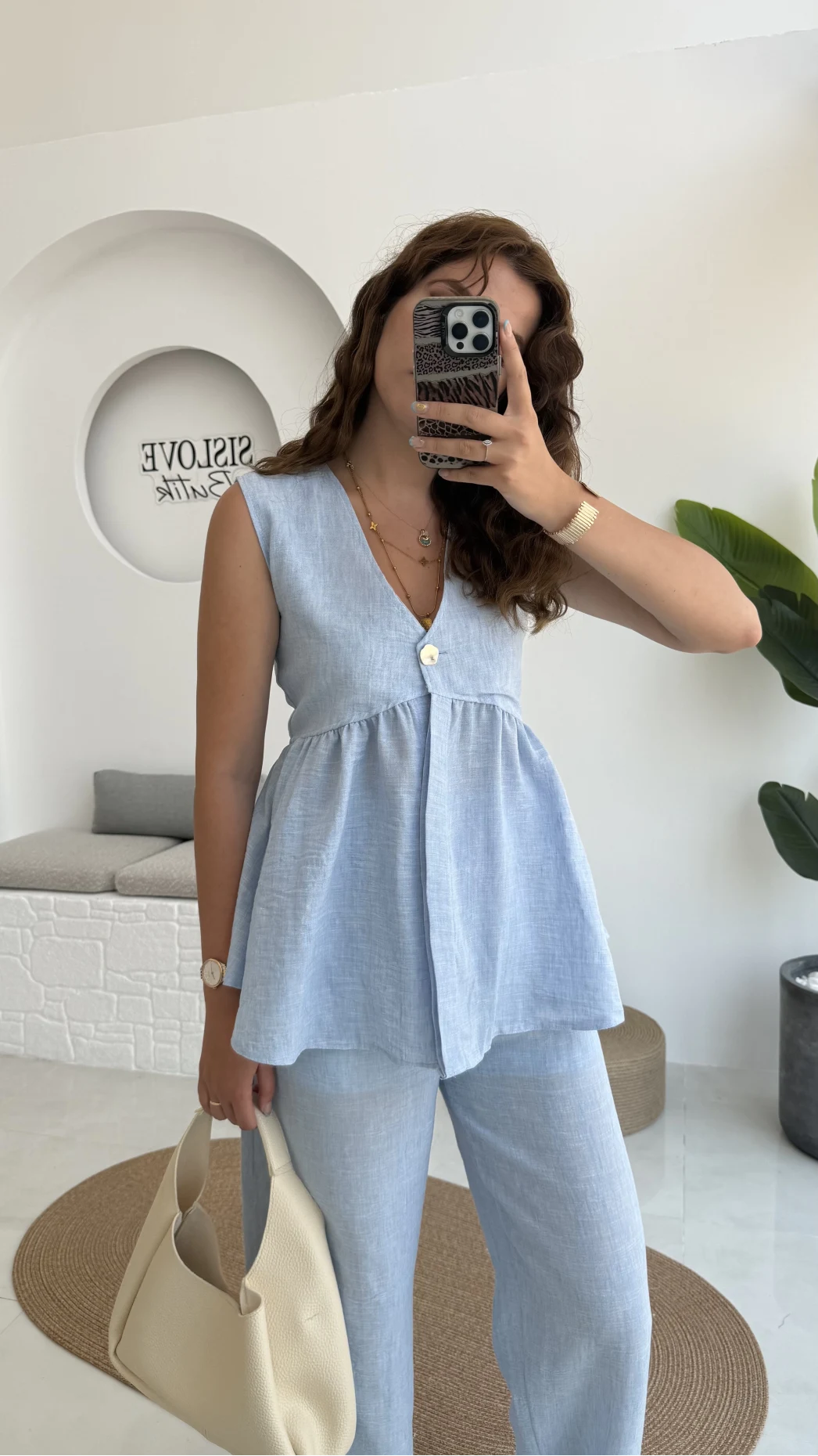 Baby Miss Keten Takım Mavi