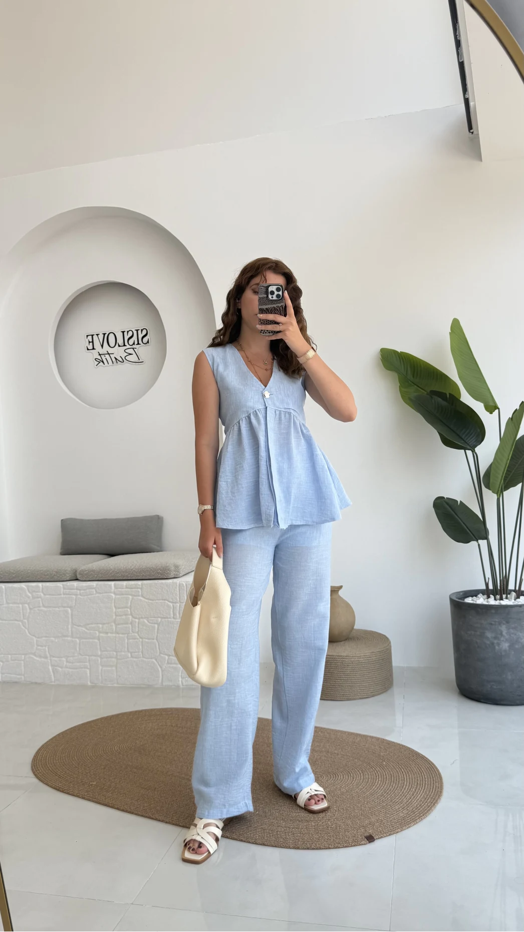 Baby Miss Keten Takım Mavi