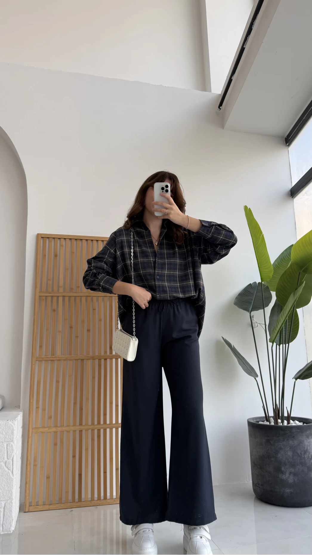 Bağcıklı Beli Lastikli Pantolon Lacivert Kod: 4031