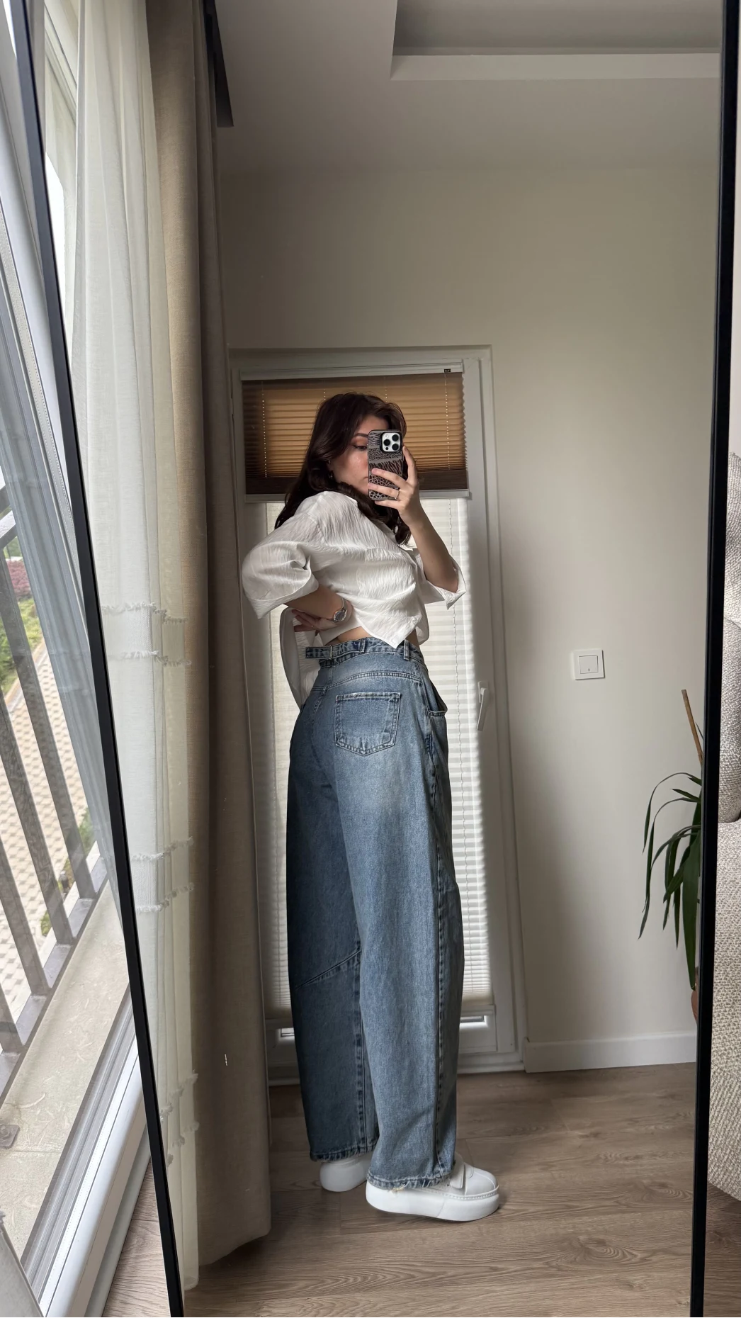 Baggy Tokalı Jean Re